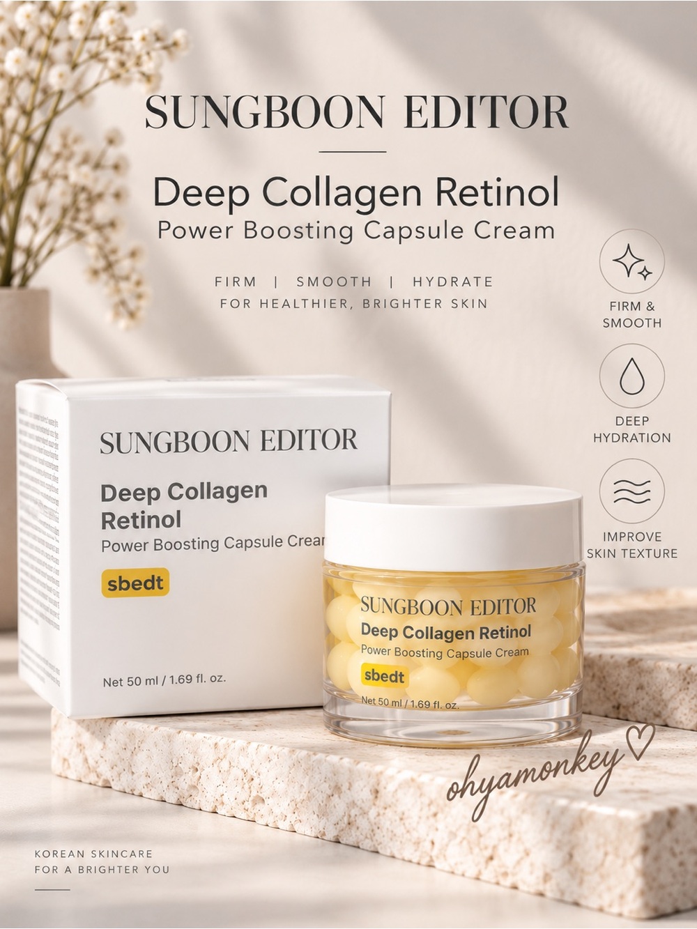 Sungboon Editor Deep Collagen Retinol Capsule Cream $40